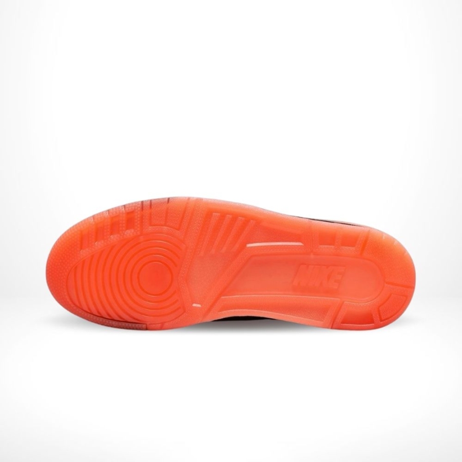 Bottom view of the Air Jordan 3