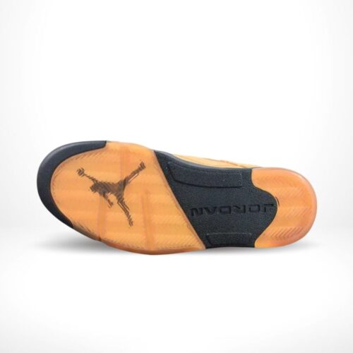 Bottom view of the Air Jordan 5