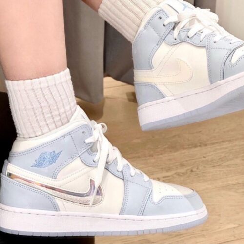 On-foot of the Air Jordan 1