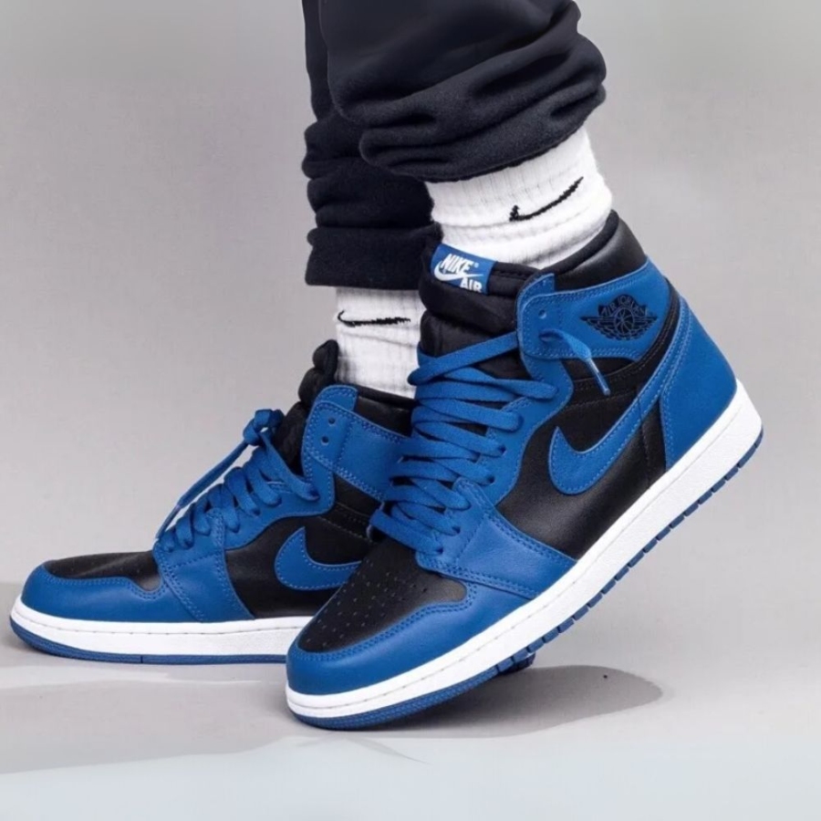 On-foot of the Air Jordan 1