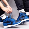 On-foot of the Air Jordan 1