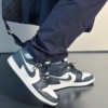 On-foot of the Air Jordan 1