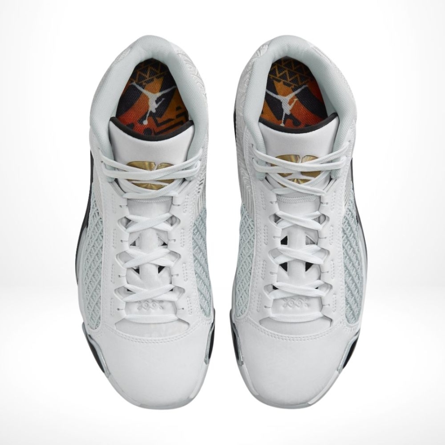 Top-down view of the Air Jordan 38