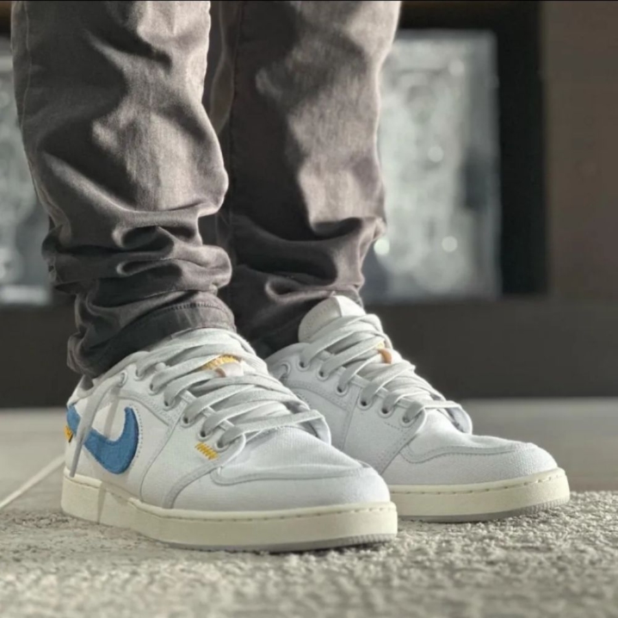 On-foot of the Air Jordan 1