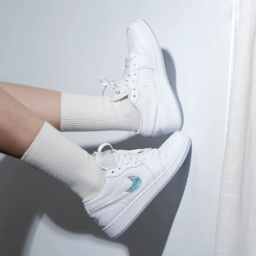 On-foot of the Air Jordan 1