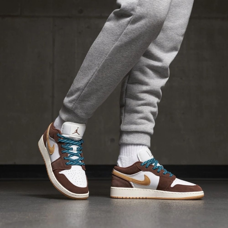 On-foot of the Air Jordan 1