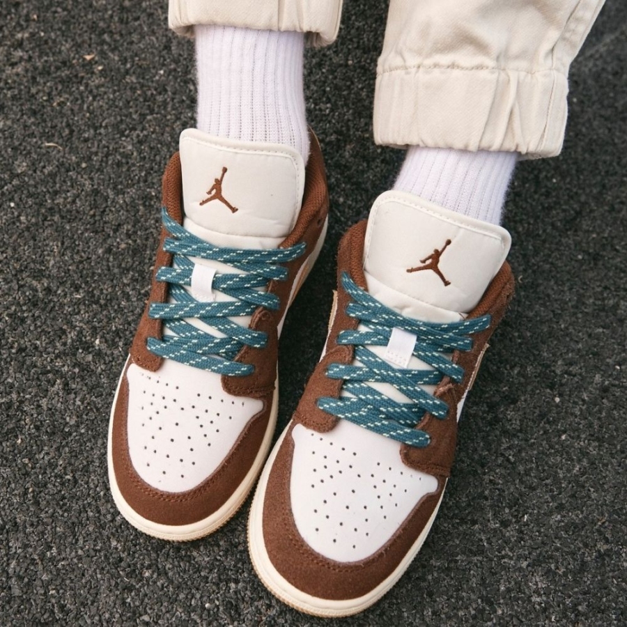 On-foot of the Air Jordan 1