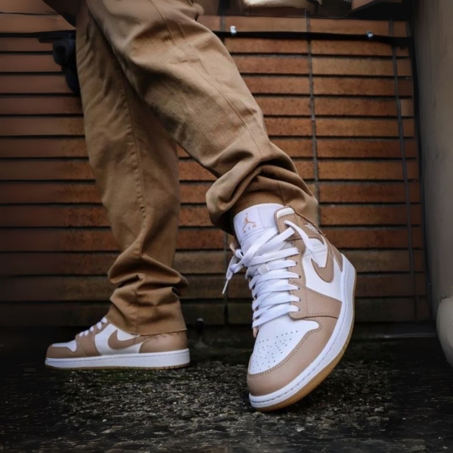 On-foot of the Air Jordan 1