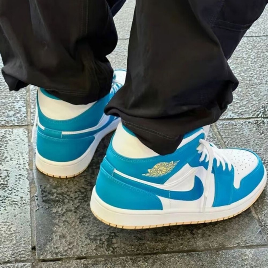 On-foot of the Air Jordan 1