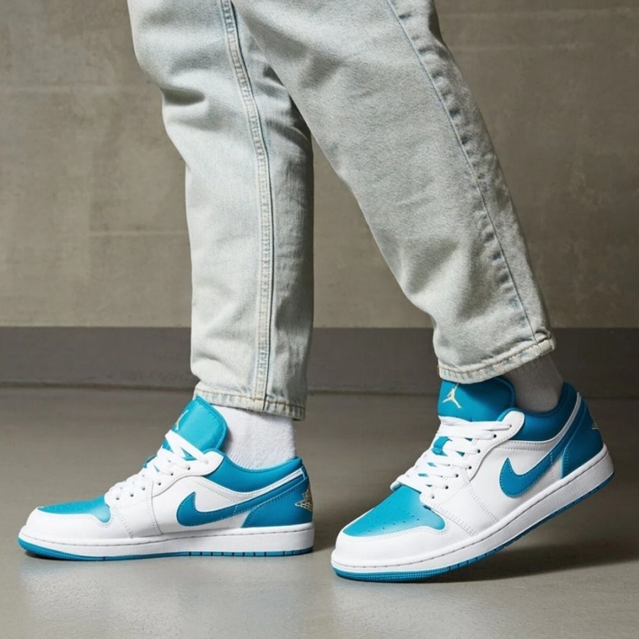 On-foot of the Air Jordan 1