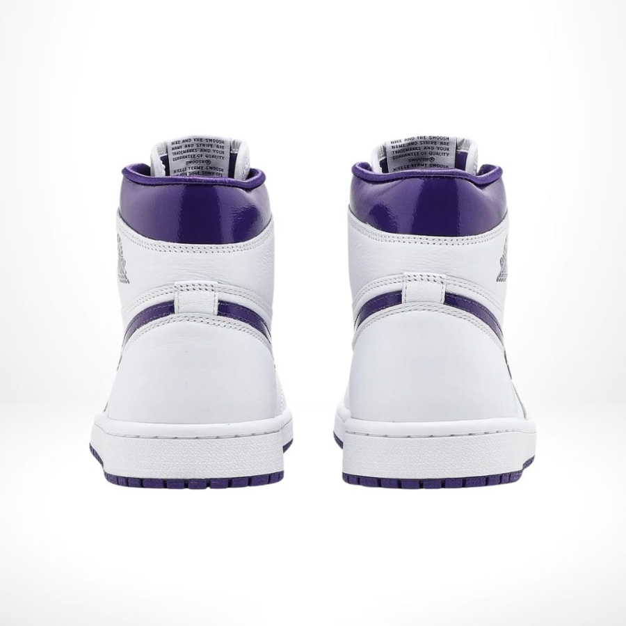 Rear view of the Air Jordan 1