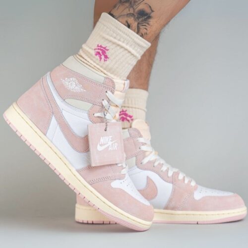 On-foot of the Air Jordan 1