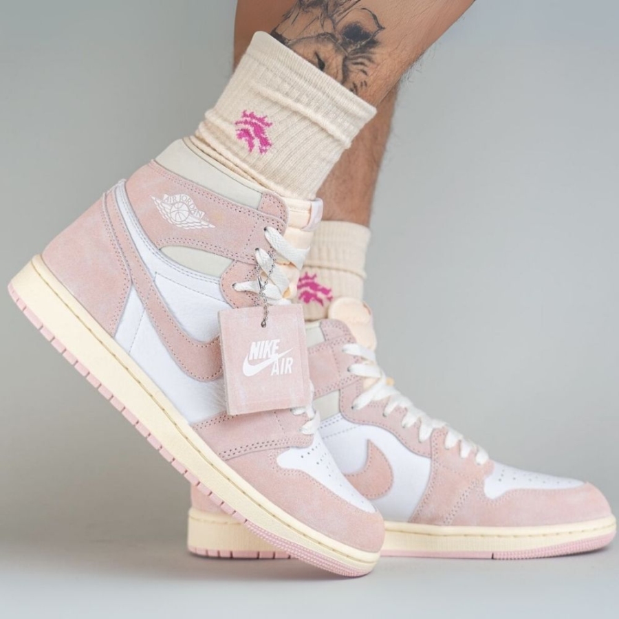 On-foot of the Air Jordan 1