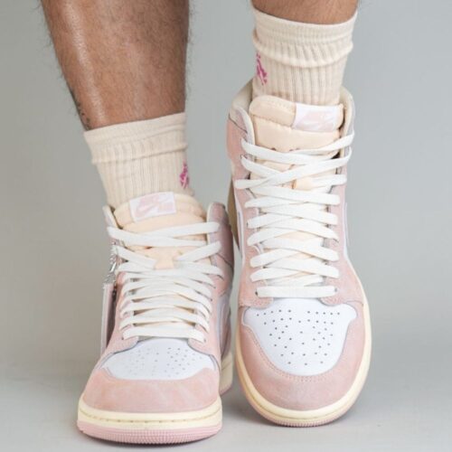 On-foot of the Air Jordan 1