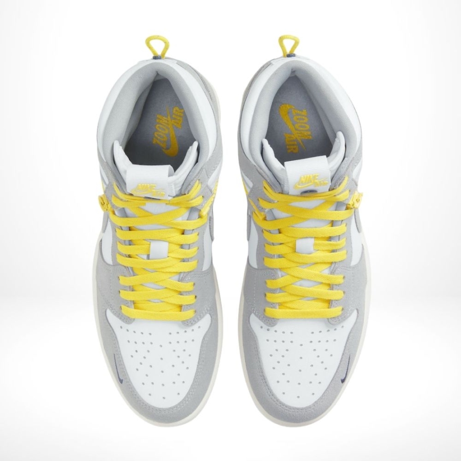 Top-down view of the Air Jordan 1