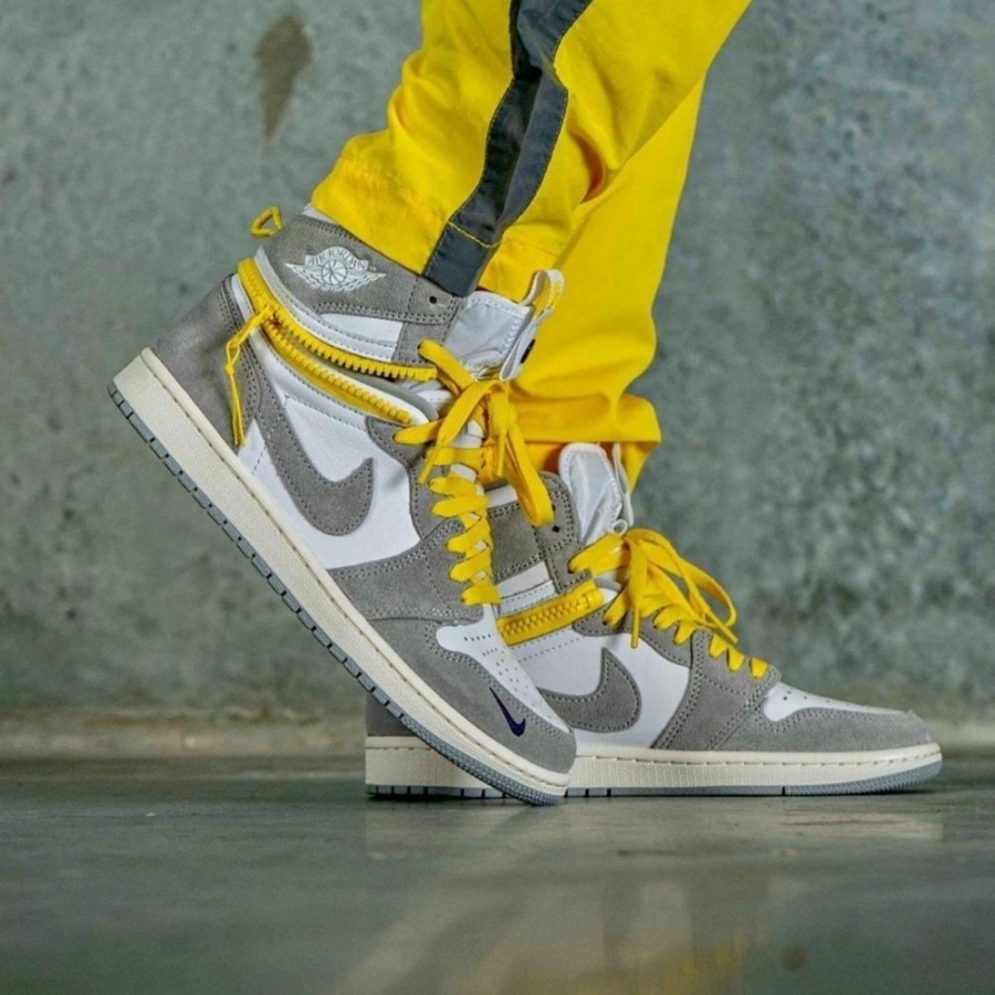 On-foot of the Air Jordan 1