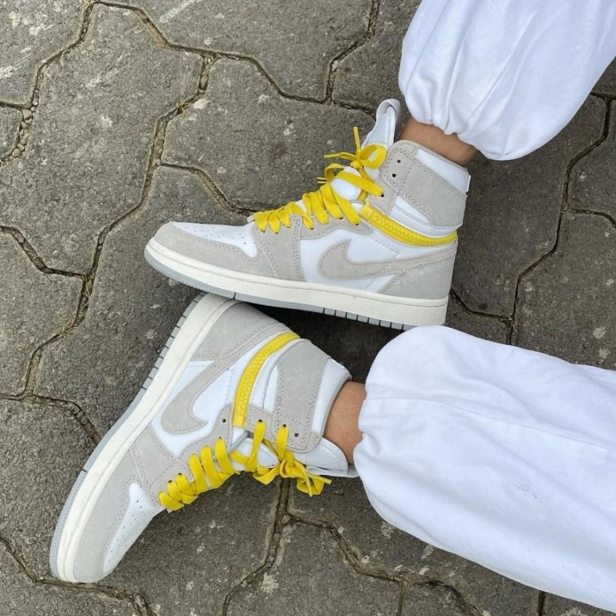 On-foot of the Air Jordan 1