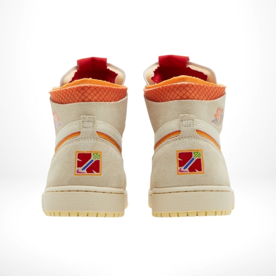 Rear view of the Air Jordan 1