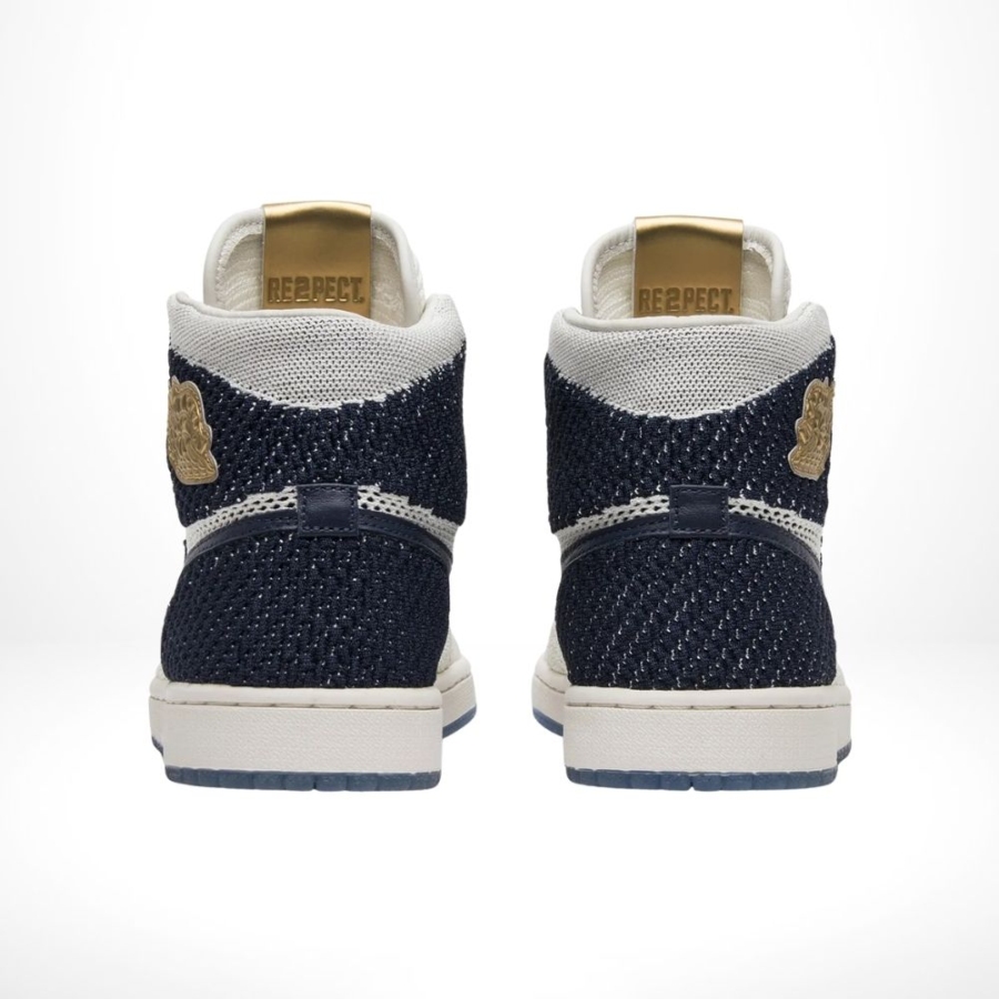 Rear view of the Air Jordan 1