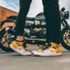 On-foot of the Air Jordan 1