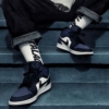 On-foot of the Air Jordan 1