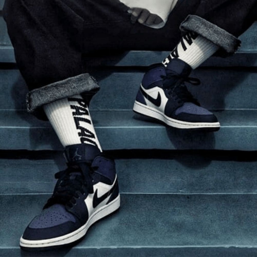 On-foot of the Air Jordan 1