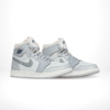 Angled front view of a full pair of Air Jordan 1