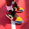 On-foot of the Air Jordan 1