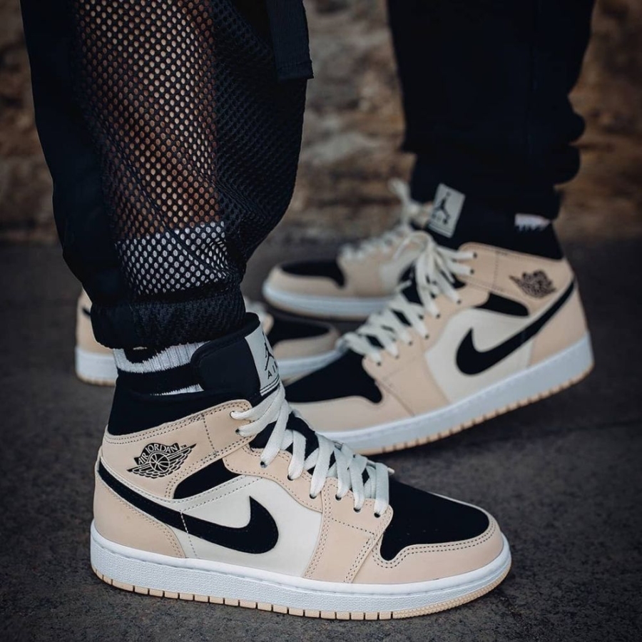 On-foot of the Air Jordan 1