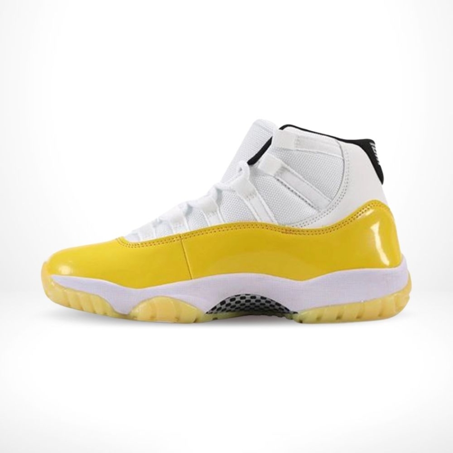 Medial side view of the Air Jordan 11