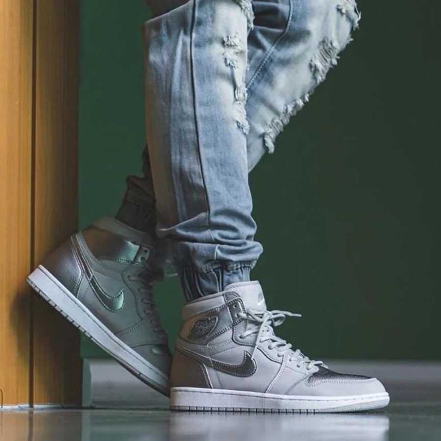 On-foot of the Air Jordan 1