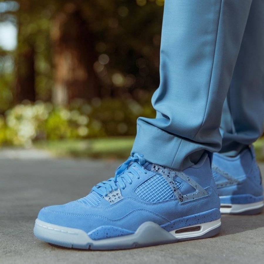 On-foot of the Air Jordan 4