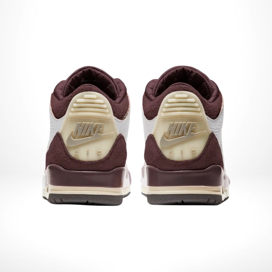 Rear view of the Air Jordan 3