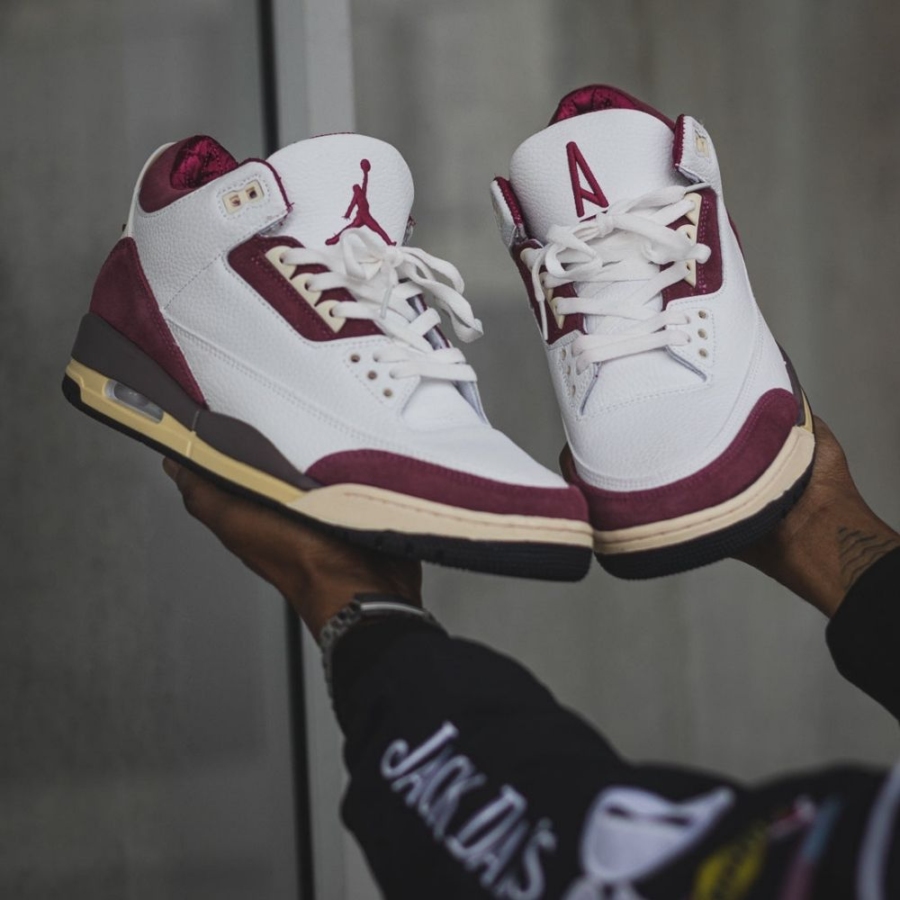 Real-life product of the Air Jordan 3
