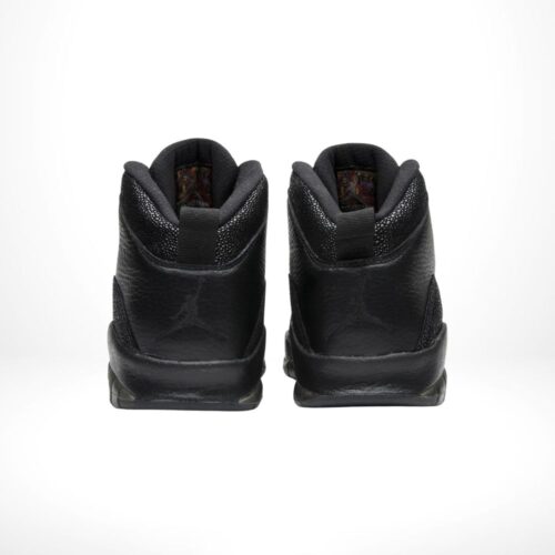 Rear view of the Air Jordan 10
