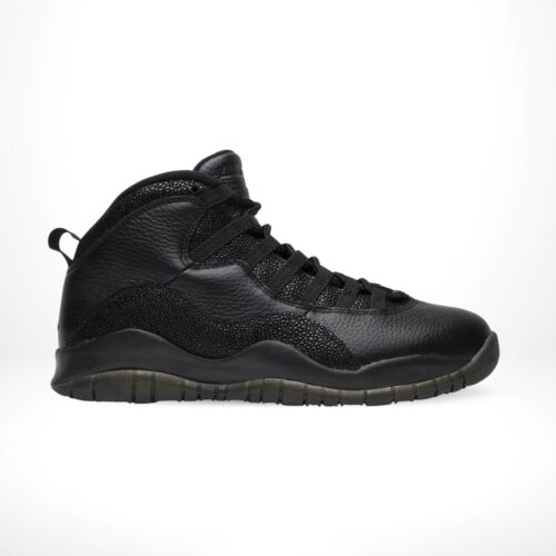 Side view of the Air Jordan 10