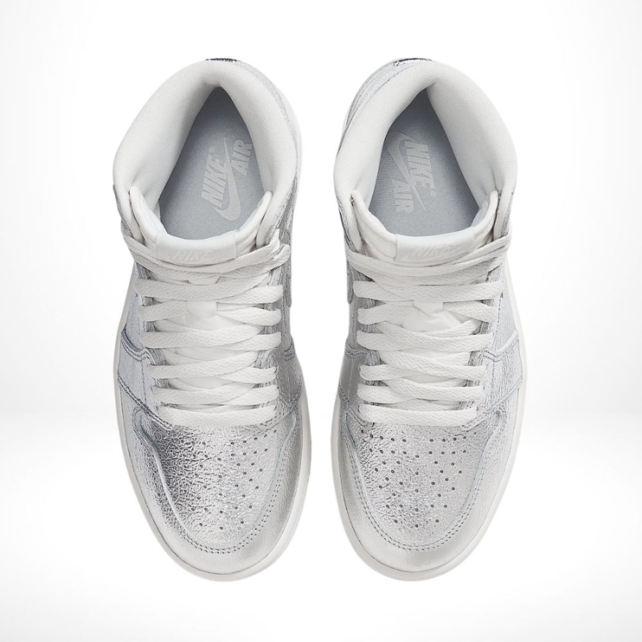 Top-down view of the Air Jordan 1