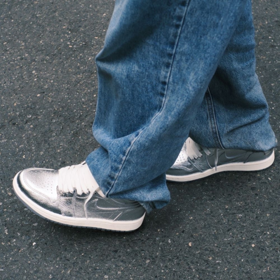 On-foot of the Air Jordan 1