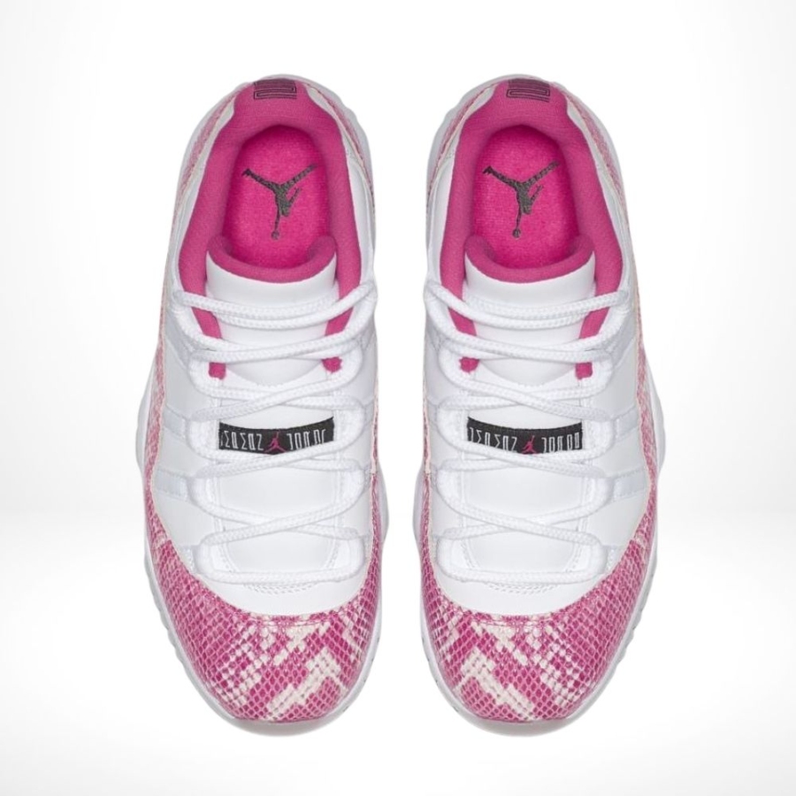 Top-down view of the Air Jordan 11