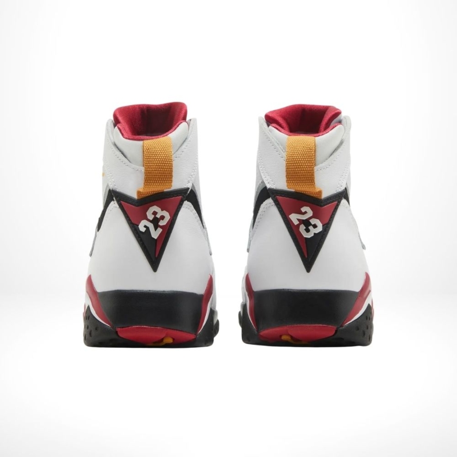 Rear view of the Air Jordan 7