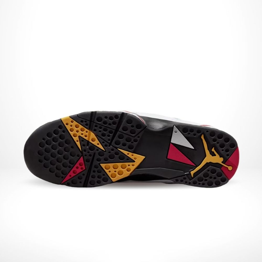 Bottom view of the Air Jordan 7
