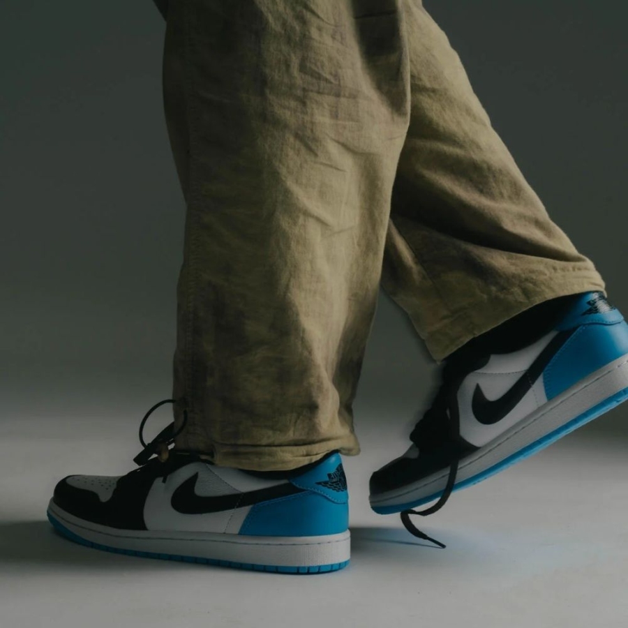 On-foot of the Air Jordan 1