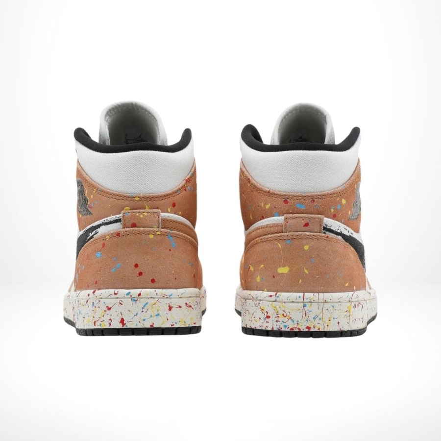 Rear view of the Air Jordan 1