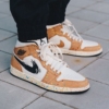 On-foot of the Air Jordan 1