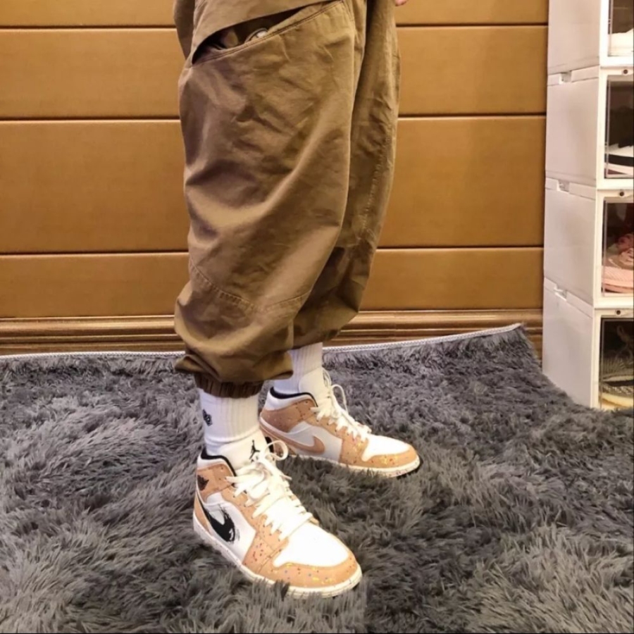 On-foot of the Air Jordan 1