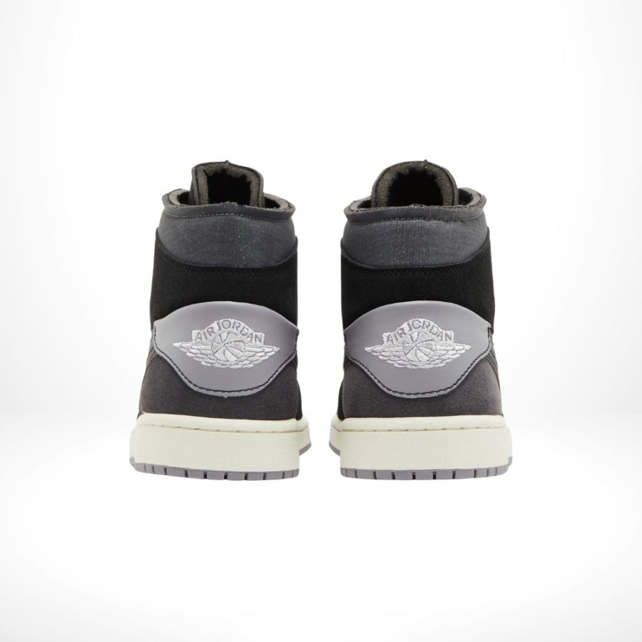 Rear view of the Air Jordan 1