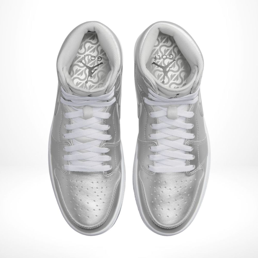 Top-down view of the Air Jordan 1