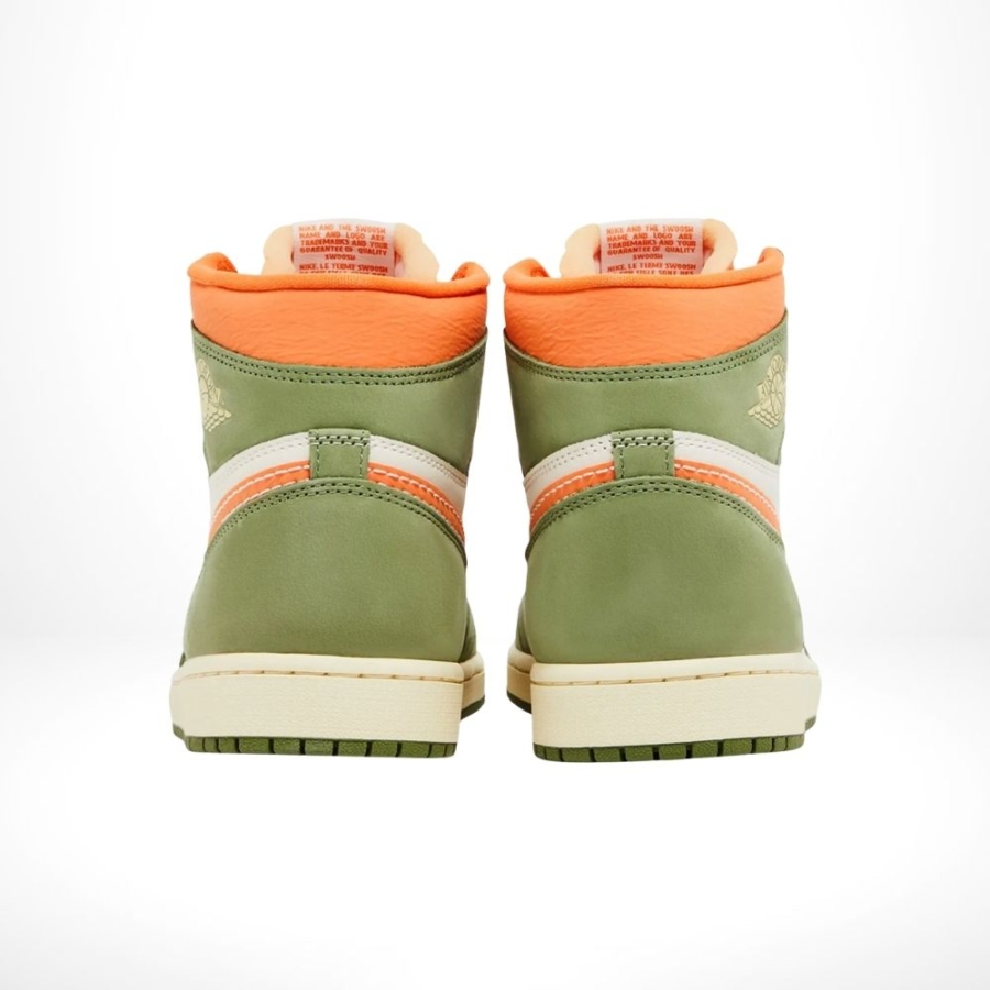 Rear view of the Air Jordan 1