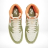 Top-down view of the Air Jordan 1