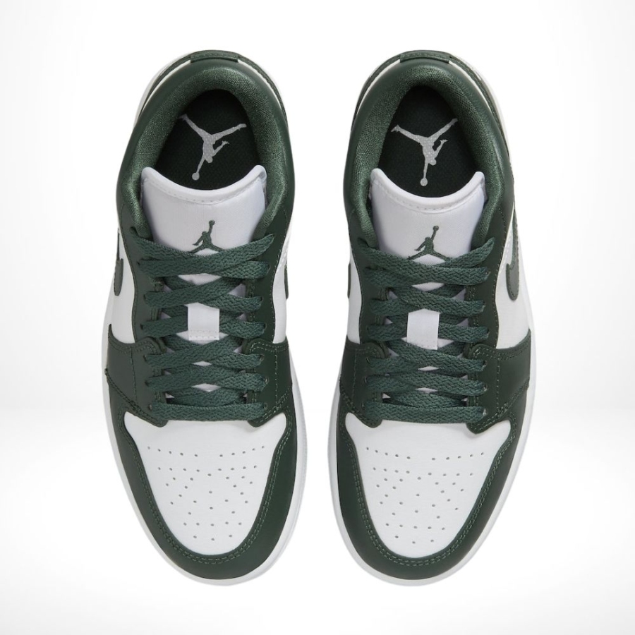 Air Jordan 1 Low Galactic Jade Green White - Image 4